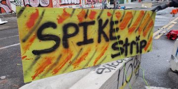 CHOP 國會山抗議者組織的佔領區 (Photo courtesy of @SeattlePD)