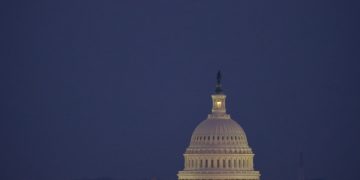 華盛頓州議會大廈夜景（from Pixabay）
