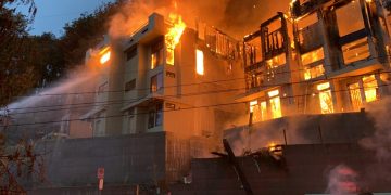 雅圖Beacon Hill 一建築工地發生大火（Seattle.gov）