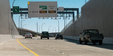 開始收費前的SR99隧道 (Image courtesy of WSDOT)