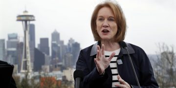 西雅圖市長杜爾坎 (AP Photo/Elaine Thompson)