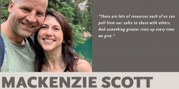 MacKenzie Scott 和 Dan Jewett在Giving Pledge的主頁